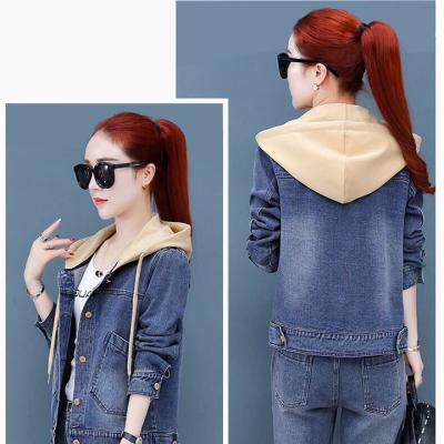 ÁO KHOÁC JEAN PHỐI NÓN VÀNG - NK323